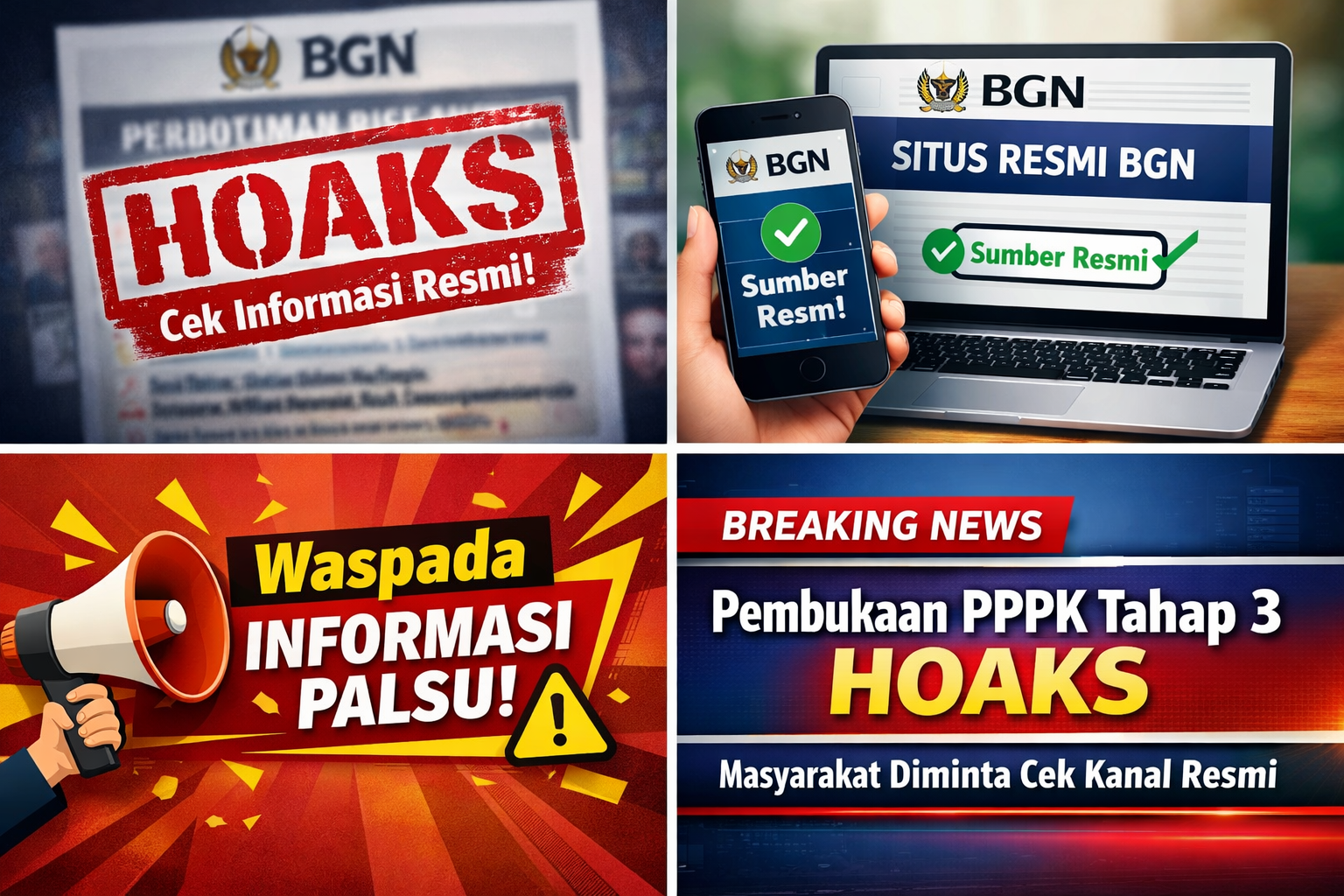 Informasi Pembukaan PPPK Tahap 3 Hoaks, Publik Diminta Cek Kanal Resmi BGN
